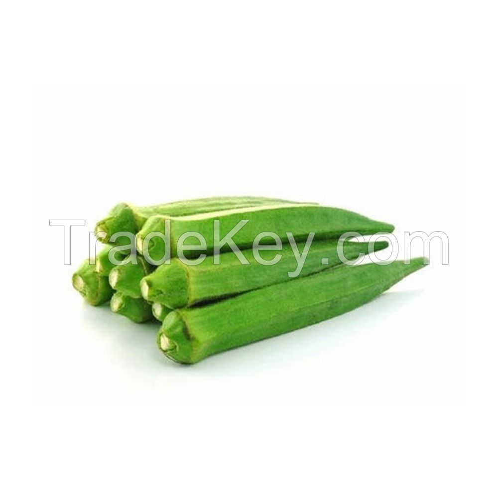 NATURE'S BEST FROZEN OKRA FOR EVERY KITCHEN / TOP QUALITY PRODUCE / MADE IN VIETNAM