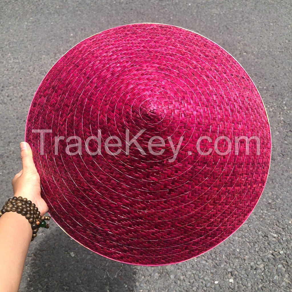 UNIQUE AND ICONIC PALM LEAF CONICAL HAT / HANDMADE PERFECTION / AFFORDABLE VALUE