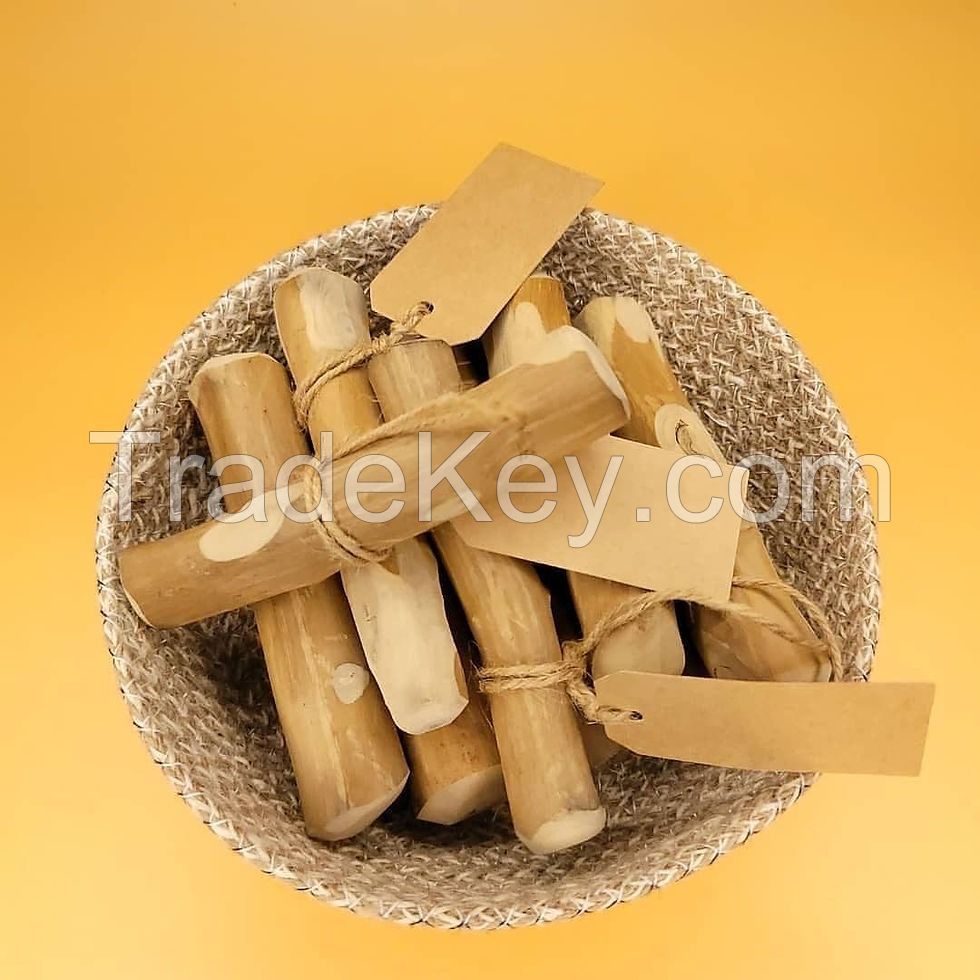 NATURAL WOODEN DOG CHEW STICKS / HIGH-QUALITY COFFEE WOOD CHEW TOYS / EXPORT FROM VIETNAM