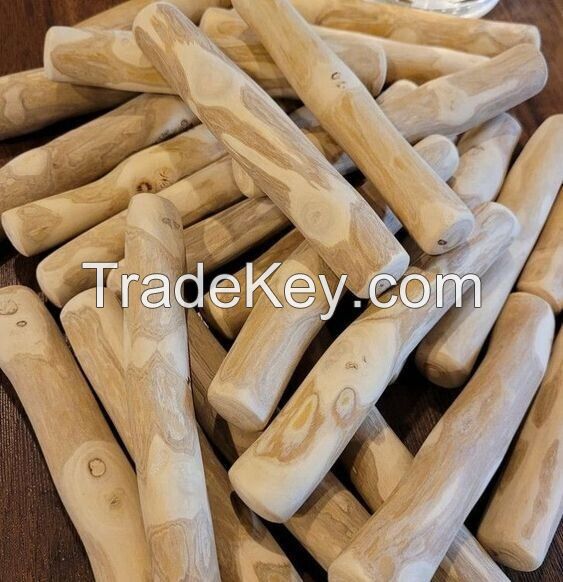 NATURAL WOODEN DOG CHEW STICKS / HIGH-QUALITY COFFEE WOOD CHEW TOYS / EXPORT FROM VIETNAM