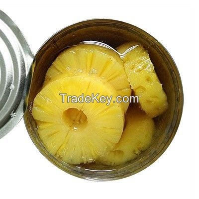 CANNED PINEAPPLE FROM VIETNAM/ PINEAPPLE SLICES IN LIGHT SYRUP/ FACTORY PRICE