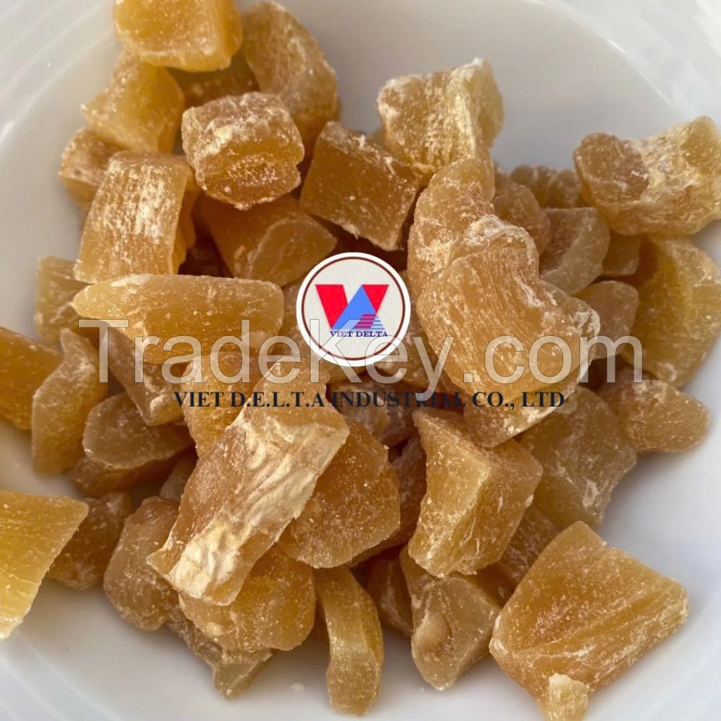 SOFT & SPICY DRIED GINGER SLICES / NATURAL FLAVOR / HEALTHY SNACK / MADE IN VIETNAM