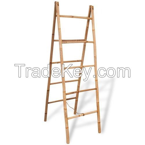 BAMBOO LADDER, MULTI-FUNCTIONAL, LIGHTWEIGHT, ECO-FRIENDLY, IDEAL FOR DISPLAYING PLANTS, ART, AND DECOR ITEMS