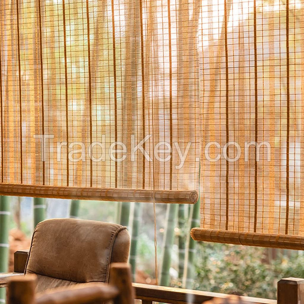 PREMIUM BAMBOO CURTAIN / SUN PROTECTION / BREATHABLE & DURABLE / HOME DÃCOR