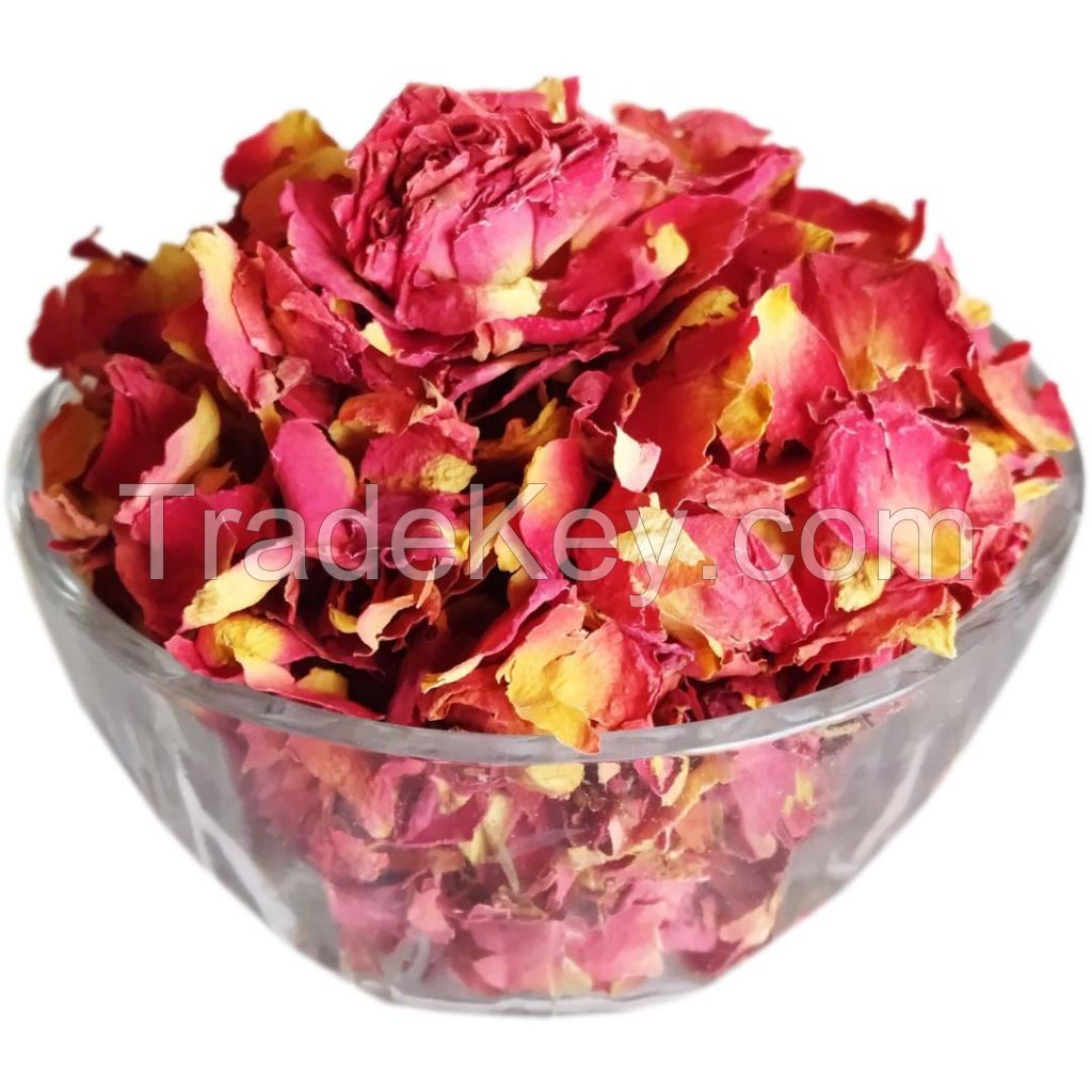 PREMIUM DRIED ROSE PETALS / CLEAN LABEL / PLANT-BASED / FLORAL INGREDIENT
