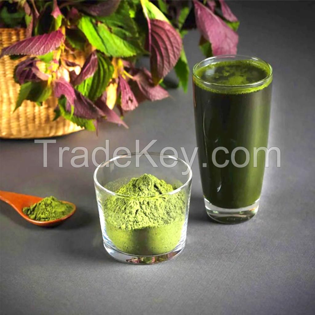 VEGETAL PERILLA POWDER / BOTANICAL GREEN / CLEAN LABEL / FOOD GRADE