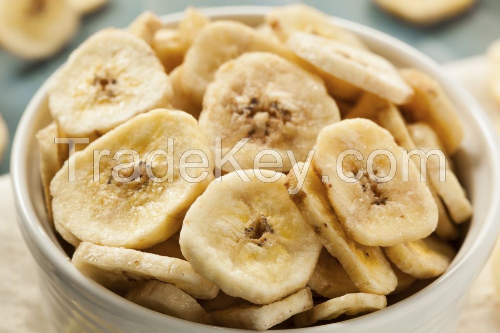 SUN-DRIED BANANA SLICES / CLEAN LABEL / PLANT-BASED / NATURAL SWEETNESS