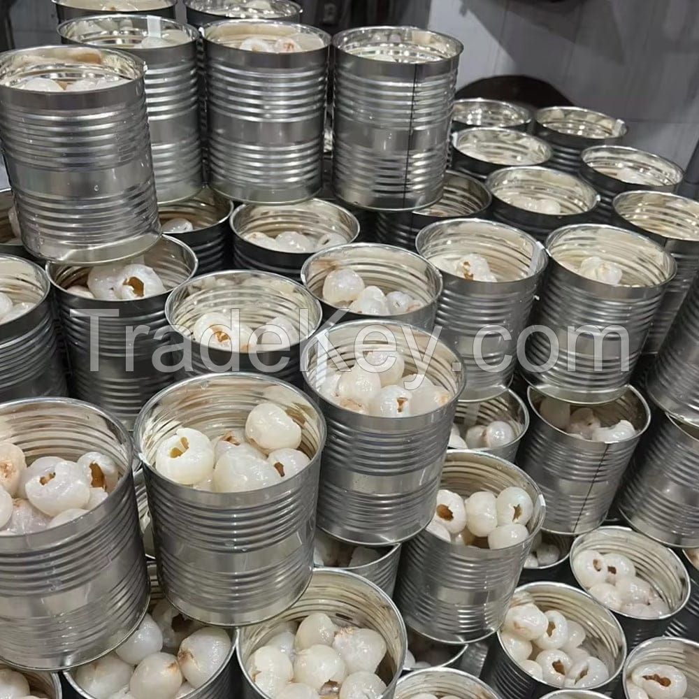 NATURAL LYCHEE FRUIT CANNED / NON-GMO / CLEAN INGREDIENT / SWEET JUICY TASTE