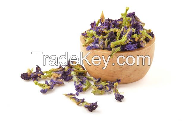 SUN-DRIED BLUE PEA FLOWER / NON-GMO / ADDITIVE-FREE / VEGAN FRIENDLY