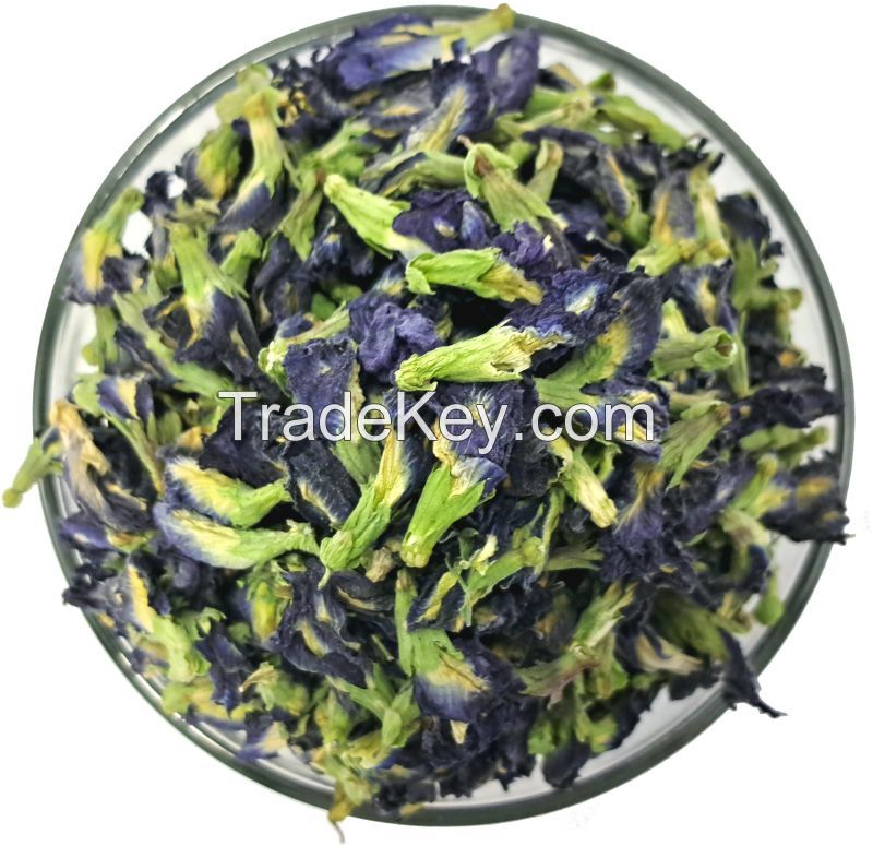 DRIED BUTTERFLY PEA FLOWER / CLEAN LABEL / PLANT-BASED / NATURAL COLORANT