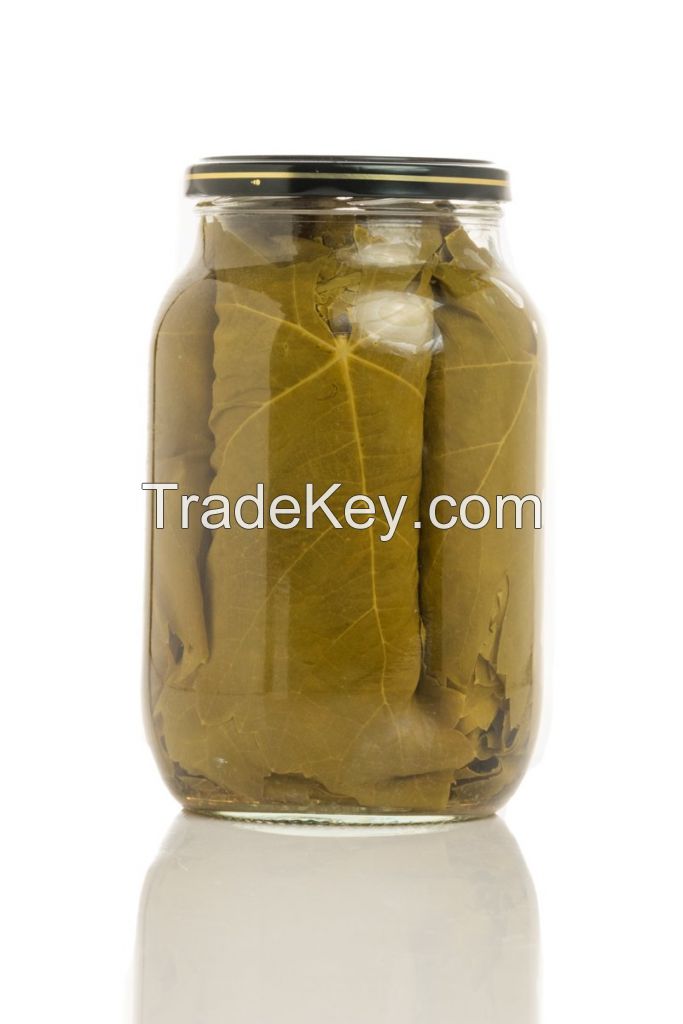 GRAPE LEAVES IN BRINE / ANCIENT FERMENTATION / LOW SODIUM / CLEAN LABEL