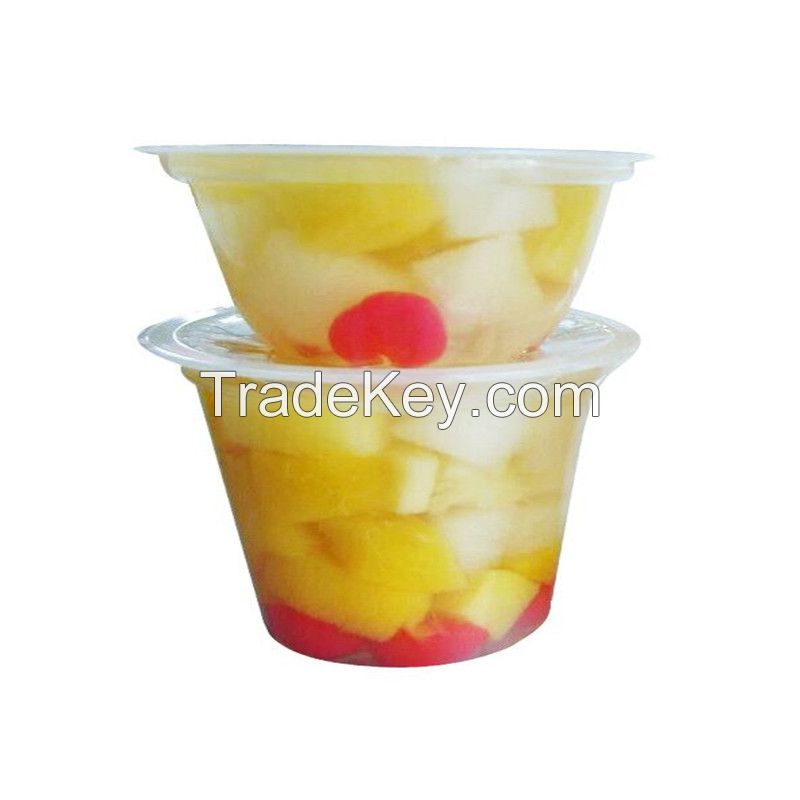 CANNED TROPICAL FRUIT COCKTAIL / CLEAN LABEL / PLANT-BASED / READY TO SERVE