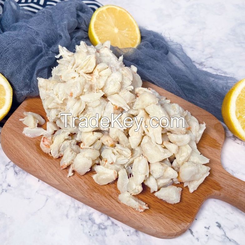 OCEAN FRESH PEELED CRAB MEAT / HIGH IN CALCIUM & ZINC / SWEET, SOFT, EASY TO USE