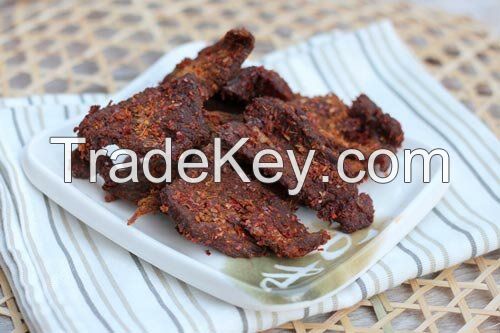 CLEAN LABEL BEEF JERKY / HIGH PROTEIN SNACK / READY TO EAT