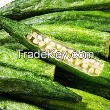 100% PLANT-BASED OKRA / DEHYDRATED FORMAT / PURE INGREDIENT