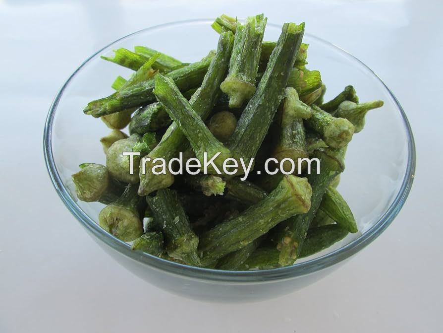 100% PLANT-BASED OKRA / DEHYDRATED FORMAT / PURE INGREDIENT