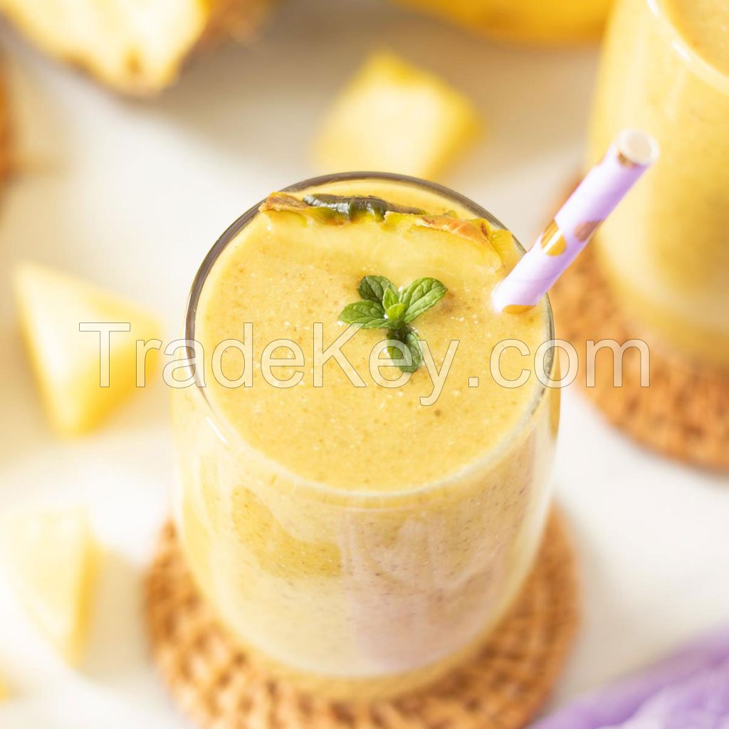 100% NATURAL FROZEN PINEAPPLE JUICE, CLEAN PRODUCT