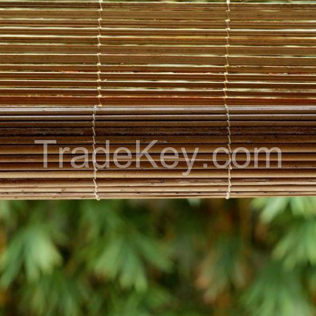 HANDCRAFTED BAMBOO BLINDS / ECO-FRIENDLY / NO PLASTIC / ROLL-UP TYPE
