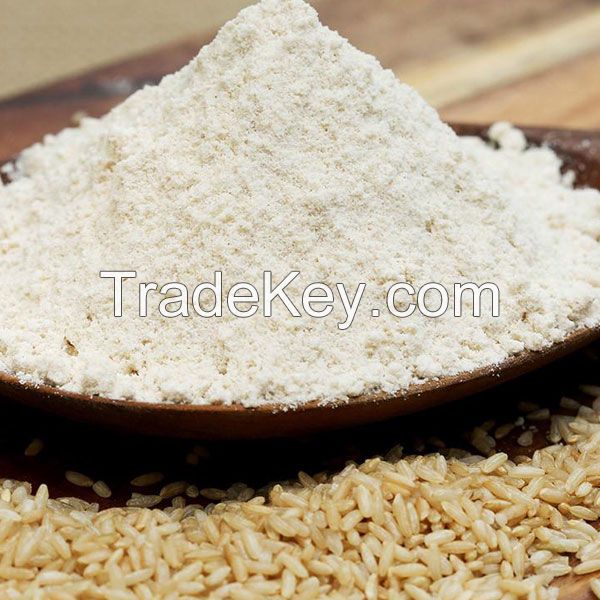 PREMIUM RICE FLOUR / FROM WHOLE BROWN RICE / CLEANLY MILLED / PLANT BASED