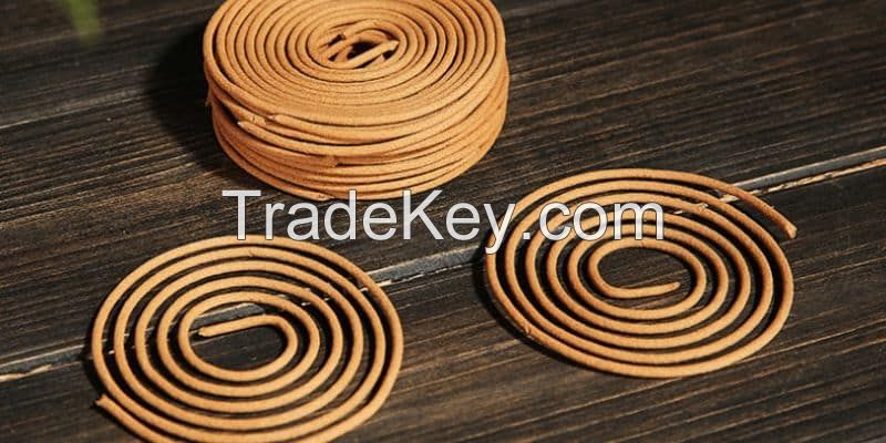 SPIRAL WOOD POWDER INCENSE / CLEAN BURN / HANDMADE / NATURAL BASE