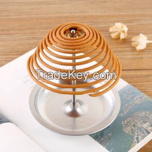 SPIRAL WOOD POWDER INCENSE / CLEAN BURN / HANDMADE / NATURAL BASE