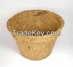 PREMIUM COCONUT COIR FIBER GARDENING POT FOR ORGANIC PLANT BASED SEEDLING CULTIVATION AND ROOT SUPPORT