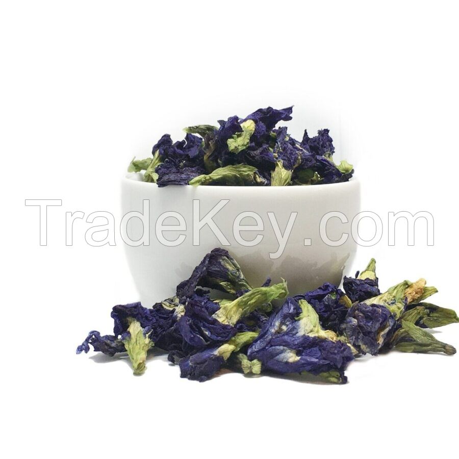 NATURAL BUTTERFLY FLOWER DRY / HAND-PICKED / CLEANLY PRESERVED / PLANT INFUSION