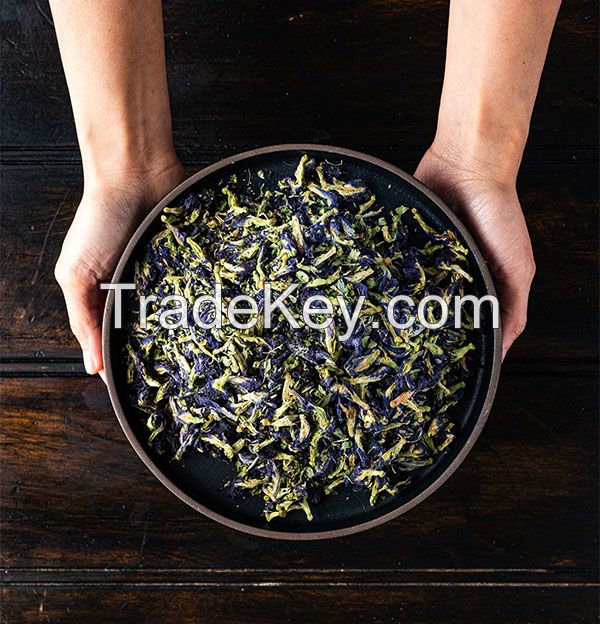 NATURAL BUTTERFLY FLOWER DRY / HAND-PICKED / CLEANLY PRESERVED / PLANT INFUSION