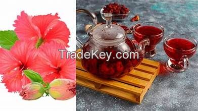 PURE HERBAL HIBISCUS FLOWER TEA FOR IMMUNE SUPPORT CLEAN LABEL AND PLANT BASED WELLNESS