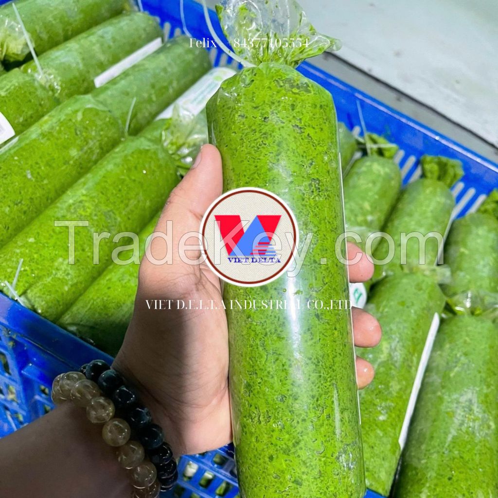 PLANT-BASED CASSAVA LEAF BLOCKS / FROZEN FRESHNESS / CLEANLY PACKED / VEG-FRIENDLY