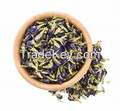 NATURAL DRIED PEA FLOWER FOR TEA MAKING RICH IN ANTIOXIDANTS CLEAN LABEL VEGAN PRODUCT