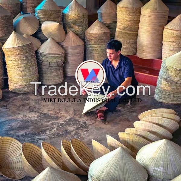 HANDMADE VIETNAMESE CONICAL HAT FROM PURE PALM LEAF FOR DAILY SUN PROTECTION ECO FRIENDLY CLEAN PRODUCT