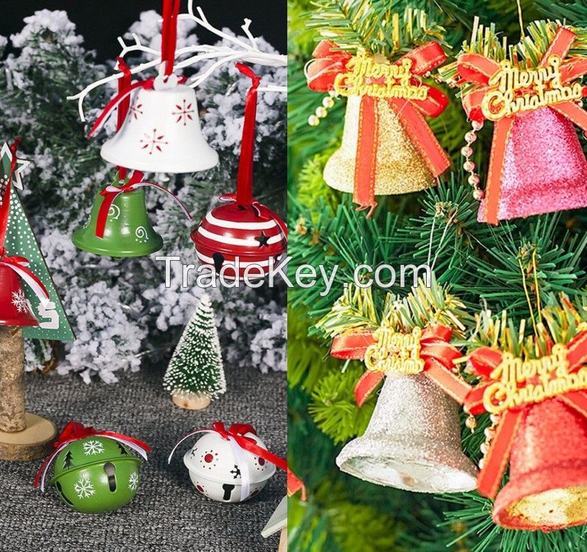 HANDCRAFTED CHRISTMAS BELLS / JINGLE SOUND / READY FOR GIFT BOXES AND TREE DECOR EXPORT