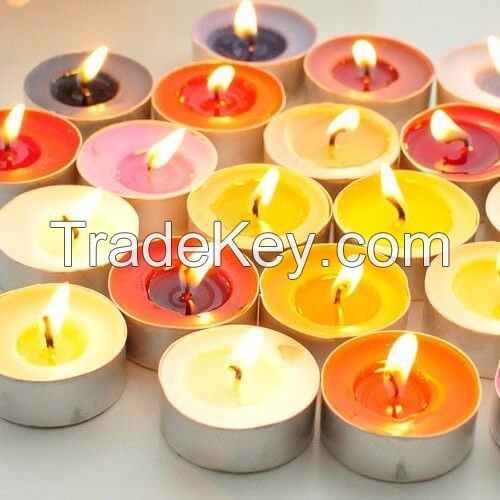 PREMIUM TEALIGHT CANDLES / SLOW BURNING / READY TO USE IN SPA WELLNESS HOTELS AND MEDITATION KITS
