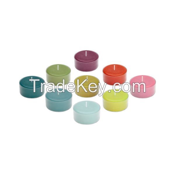 PREMIUM TEALIGHT CANDLES / SLOW BURNING / READY TO USE IN SPA WELLNESS HOTELS AND MEDITATION KITS