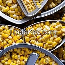 PURE VEGAN CANNED GOLDEN CORN NATURALLY PROCESSED CLEAN LABEL HIGH FIBER NON GMO FOOD PRODUCT