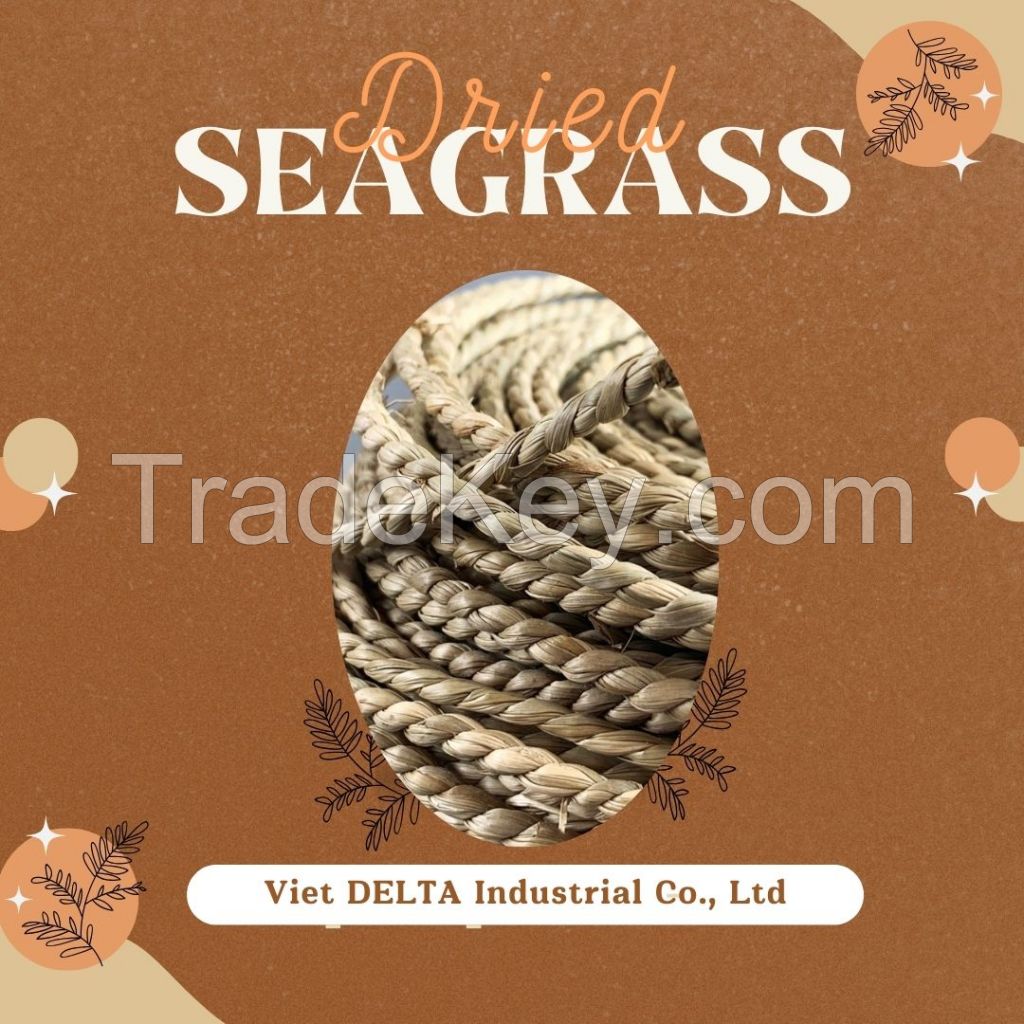 DRIED SEAGRASS FOR BASKETRY AND INTERIOR DECORATION / NATURAL FIBER / EXPORTED IN BULK PACKAGING
