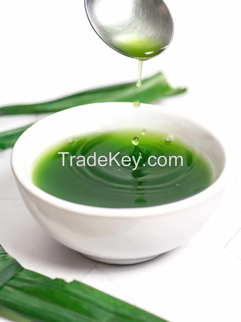 PURE FROZEN PANDAN JUICE / HIGH AROMA / FOOD GRADE / BULK PACKAGING FOR GLOBAL EXPORT MARKET