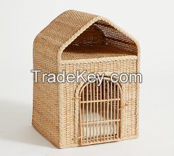 VIETNAM RATTAN PET HOUSE / WOVEN ANIMAL BED FOR DOGS AND CATS / CUSTOM SIZE AVAILABLE FOR EXPORT