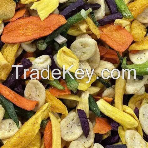 WHOLESALE DRIED MIXED FRUIT AND VEGETABLE / PREMIUM BULK SUPPLY / NATURAL FRUIT &amp; VEG SNACK / HOT DEAL TOP SALES