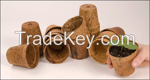 NATURAL COCONUT FIBER POTS WHOLESALE FROM VIETNAM