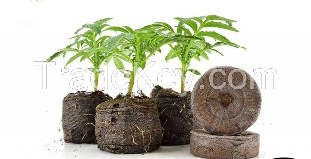 ECO FRIENDLY COCO COIR PELLETS FOR AGRICULTURE AND HYDROPONICS