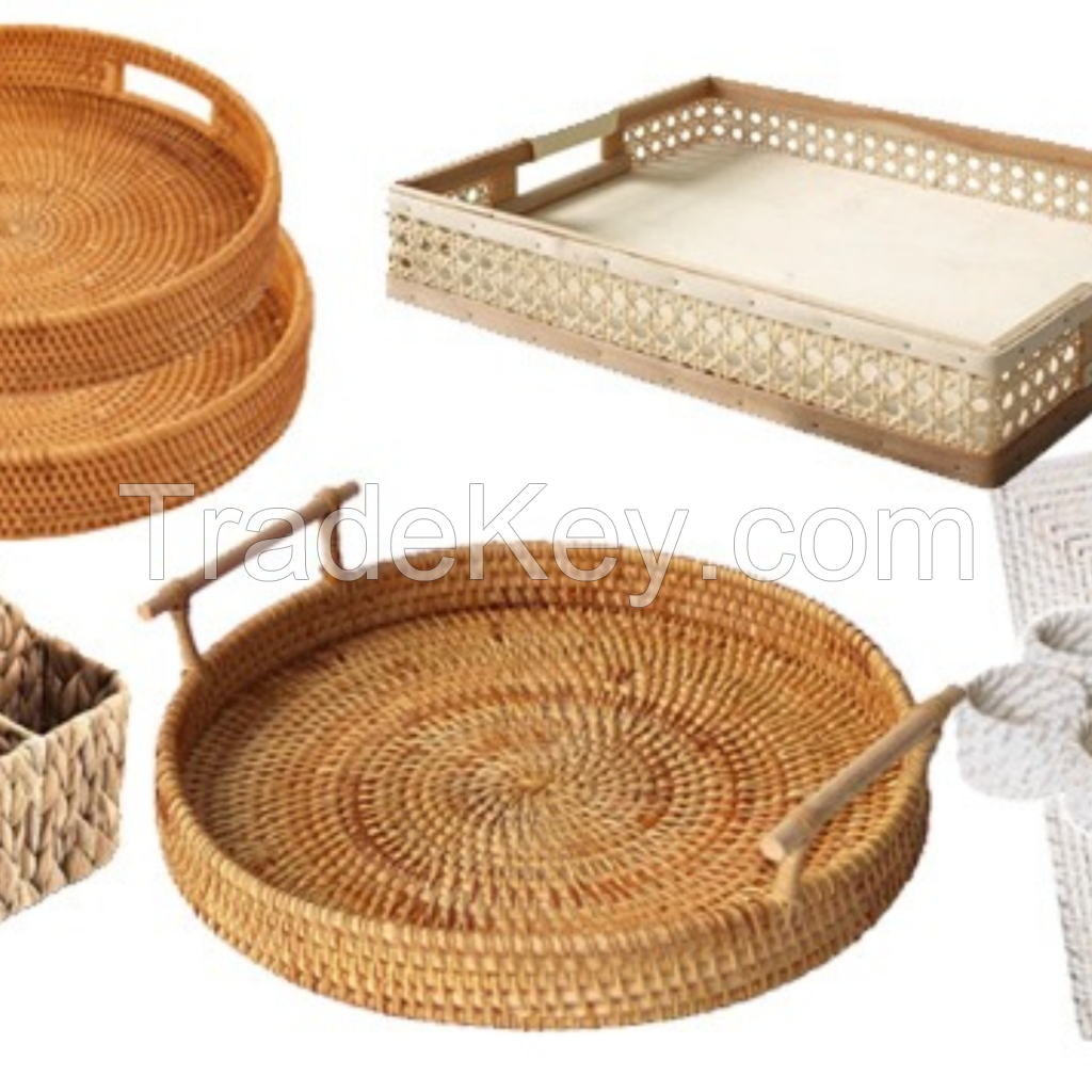 Premium Rattan Kitchen Tools Eco Friendly