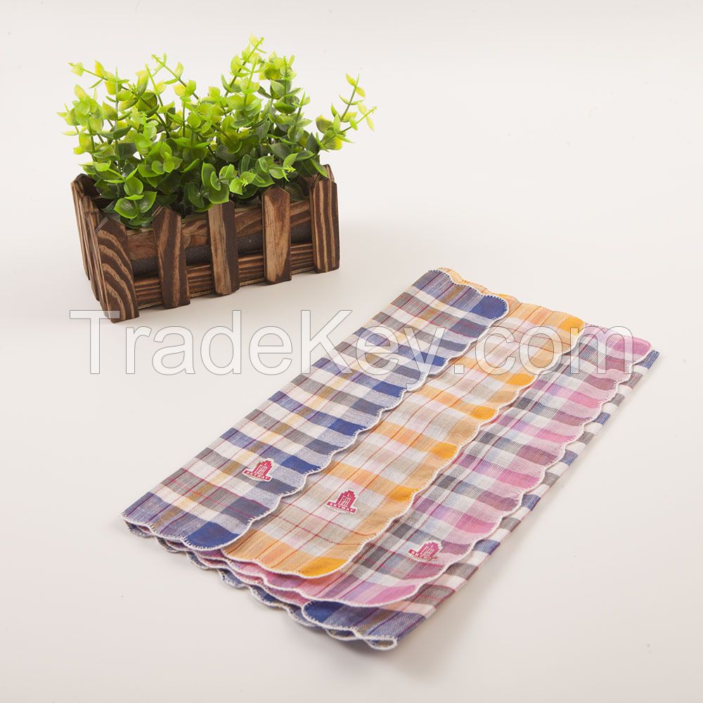 good quality stripe polyester handkerchief 466