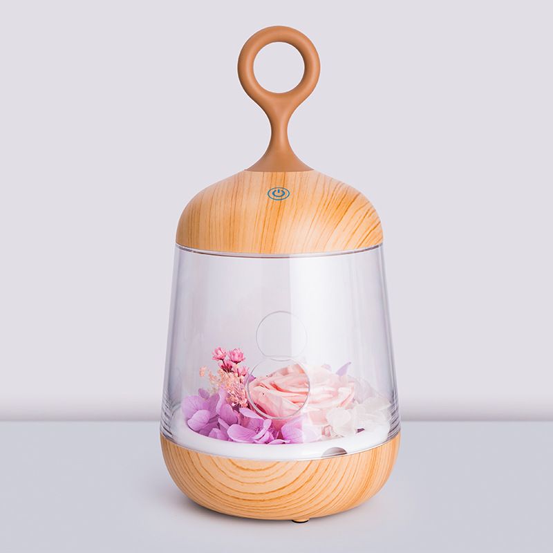 Portable preserved real touch flower bluetooth music box bluetooth