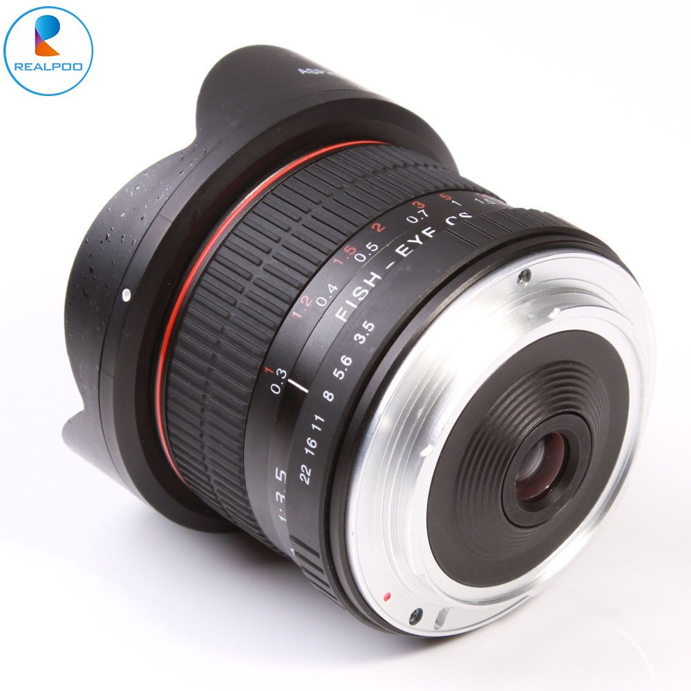 Hot selling 8mm f/3.5 Ultra Wide Manual Fisheye Lens for All EF Mount