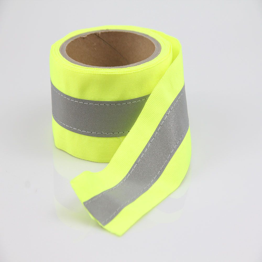 S001/S002 Reflective T/C Fabric Sewed on Webbing Tape