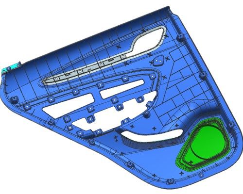 New energy vehicles Door Panel Mould