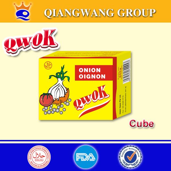 Qwok 10g Halal Onion Flavour Seasoning Cubes