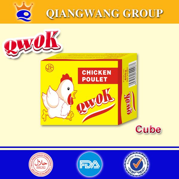 Qwok 10g Halal Chicken Flavour Seasoning Cubes